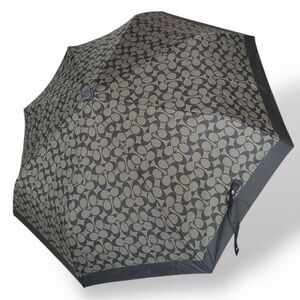 Coach Umbrella, Grey and Black